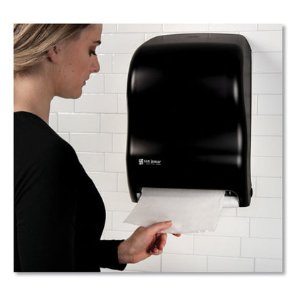 San Jamar Tear-N-Dry Touchless Roll Towel Dispenser, 11.75 x 9 x 15.5, Black Pearl T1300TBK