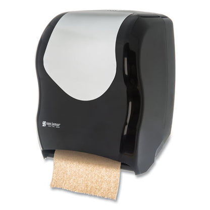 San Jamar Tear-N-Dry Touchless Roll Towel Dispenser, 16.75 x 10 x 12.5, Black-Silver T1370BKSS