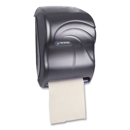 San Jamar Electronic Touchless Roll Towel Dispenser, 11.75 x 9 x 15.5, Black Pearl T1390TBK