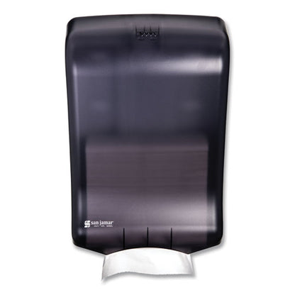 San Jamar Ultrafold Multifold-C-Fold Towel Dispenser, Classic, 11.75 x 6.25 x 18, Black Pearl T1700TBK