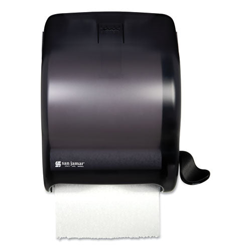 San Jamar Element Lever Roll Towel Dispenser, Classic, 12.5 x 8.5 x 12.75, Black Pearl T950TBK