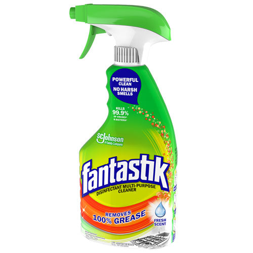 Fantastik Disinfectant Multi-Purpose Cleaner Fresh Scent, 32 oz Spray Bottle, 8-Carton 306387