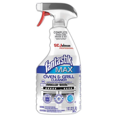 Fantastik MAX MAX Oven and Grill Cleaner, 32 oz Bottle, 8-Carton 10054600000356