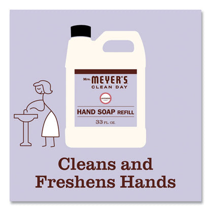 Mrs. Meyer's Clean Day Liquid Hand Soap, Lavender, 33 oz, 6-Carton 651318