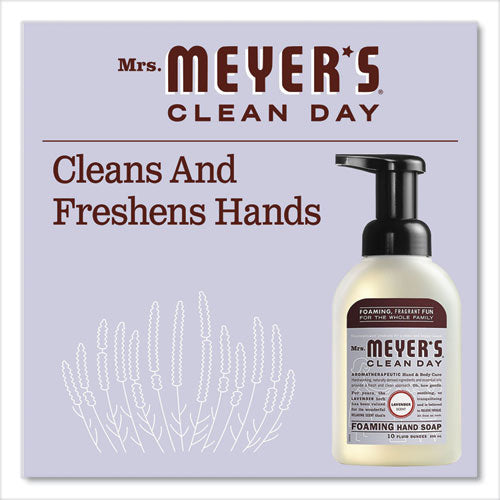 Mrs. Meyer's Foaming Hand Soap, Lavender, 10 oz, 6-Carton 662031