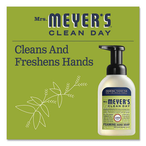 Mrs. Meyer's Foaming Hand Soap, Lemon Verbena, 10 oz, 6-Carton 662032