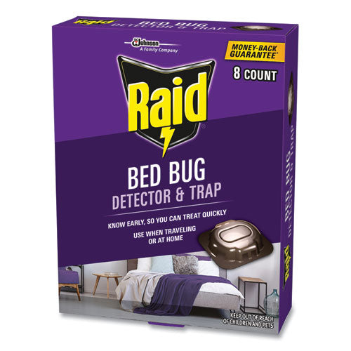 Raid Bed Bug Detector and Trap, 17.5 oz, Aerosol, 6-Carton 674798
