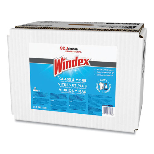 Windex Glass Cleaner with Ammonia-D®, 5 Gallon Bag-in-Box Dispenser 696502
