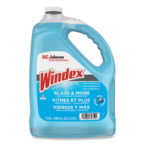 Windex Glass Cleaner with Ammonia-D, 1 gal Bottle 696503EA