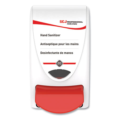 SC Johnson Hand Sanitizer Dispenser, 1 Liter Capacity, 4.92 x 4.6 x 9.25, White, 15-Carton 5010424017091