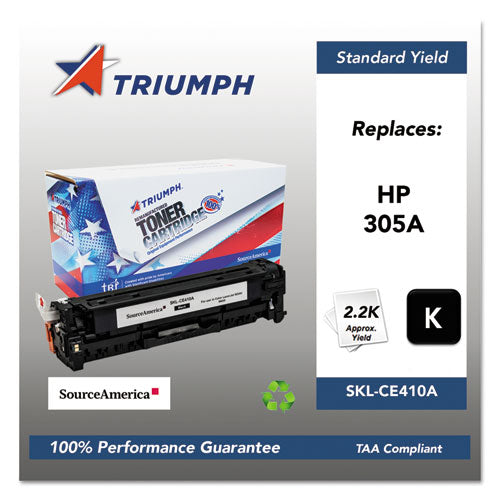 Triumph 751000NSH1283 Remanufactured CE410A (305A) Toner, 2,200 Page-Yield, Black SKL-CE410A