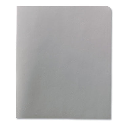 Smead Two-Pocket Folder, Textured Paper, 100-Sheet Capacity, 11 x 8.5, White, 25-Box 87861