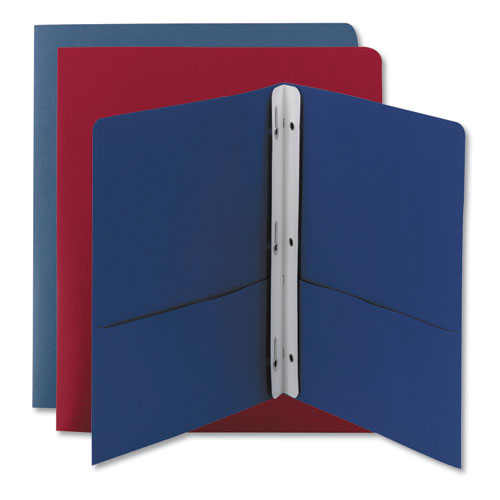 Smead 2-Pocket Folder with Tang Fastener, 0.5" Capacity, 11 x 8.5, Dark Blue, 25-Box 88054