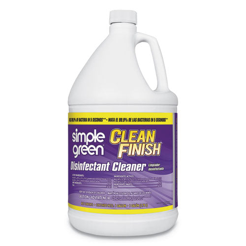 Simple Green Clean Finish Disinfectant Cleaner, 1 gal Bottle, Herbal, 4-CT 2810000401128