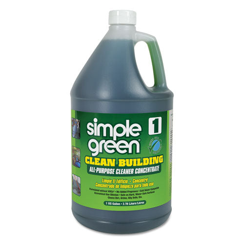 Simple Green Clean Building All-Purpose Cleaner Concentrate, 1 gal Bottle 1210000211001