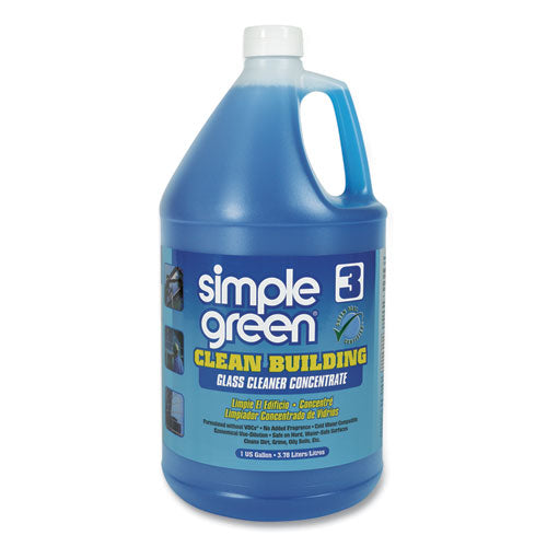 Simple Green Clean Building Glass Cleaner Concentrate, Unscented, 1gal Bottle 1210000211301