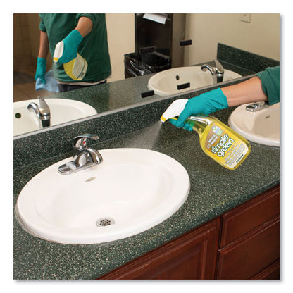 Simple Green Industrial Cleaner and Degreaser, Concentrated, Lemon, 24 oz Spray Bottle, 12-Carton 3010001214002