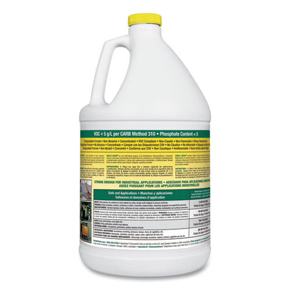 Simple Green Industrial Cleaner and Degreaser, Concentrated, Lemon, 1 gal Bottle, 6-Carton 3010200614010
