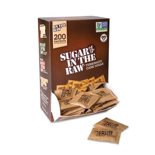 Sugar in the Raw Sugar Packets, 0.2 oz Packets, 200-Box 00319