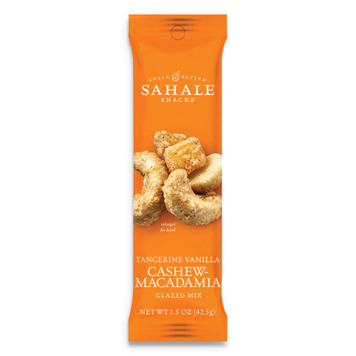 Sahale Snacks Glazed Mixes, Tangerine Vanilla, 1.5 oz Pouch, 18-Carton 900015