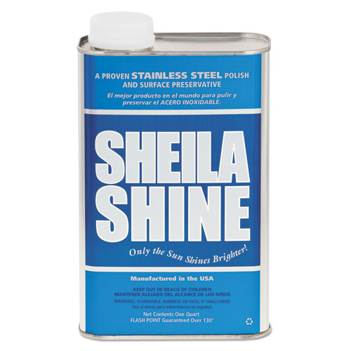 Sheila Shine Stainless Steel Cleaner and Polish, 1 qt Can 2