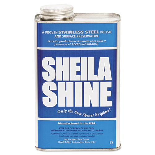 Sheila Shine Stainless Steel Cleaner and Polish, 1 gal Can, 4-Carton SS128