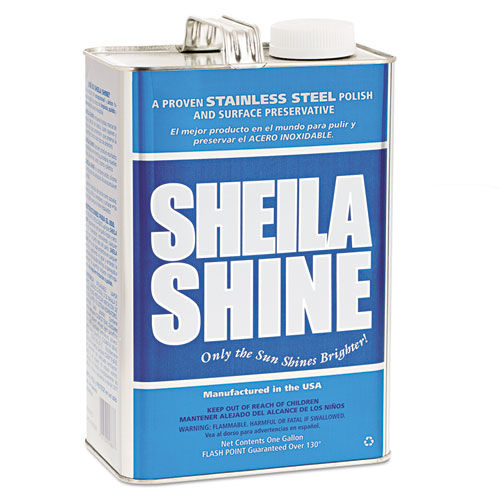 Sheila Shine Stainless Steel Cleaner and Polish, 1 gal Can 4