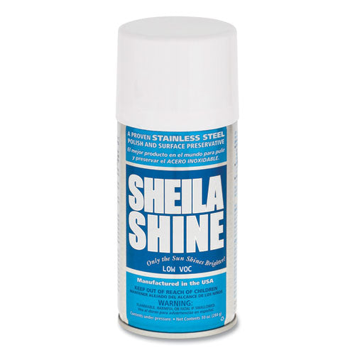 Sheila Shine Low VOC Stainless Steel Cleaner and Polish, 10 oz Spray Can SSCA10
