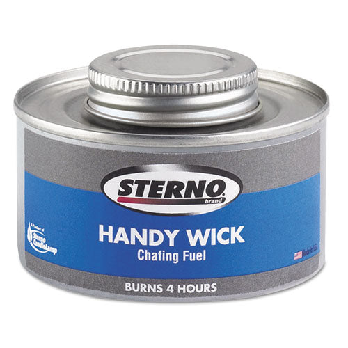 Sterno Handy Wick Chafing Fuel, Can, Methanol, Four-Hour Burn, 24-Carton 10364