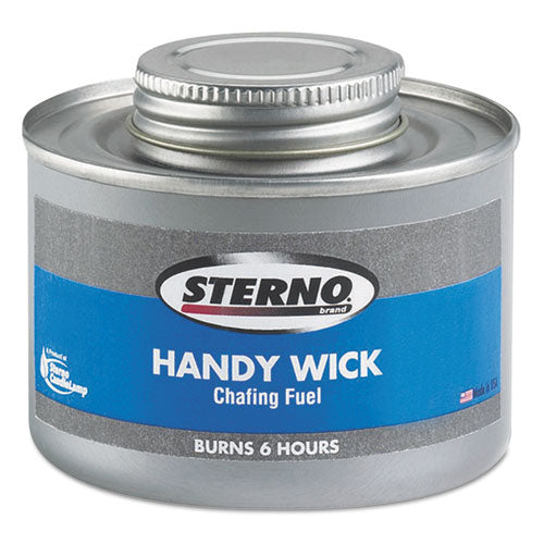 Sterno Handy Wick Chafing Fuel, Can, Methanol, Six-Hour Burn, 24-Carton 10368