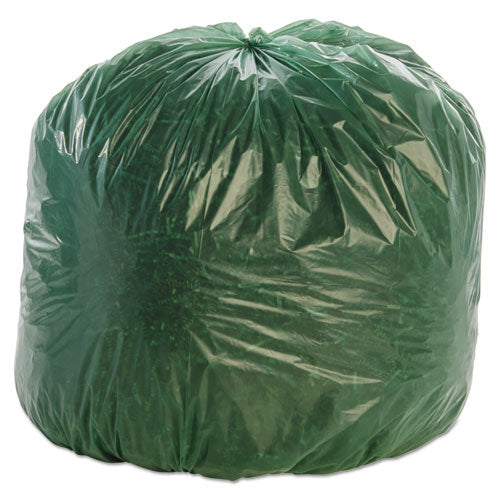 Stout by Envision Controlled Life-Cycle Plastic Trash Bags, 33 gal, 1.1 mil, 33" x 40", Green, 40-Box G3340E11