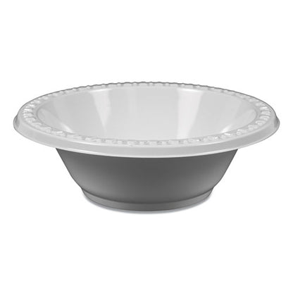 Tablemate Plastic Dinnerware, Bowls, 5 oz, White, 125-Pack 5244WH