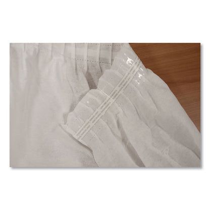 Tablemate Table Set Linen-Like Table Skirting, Polyester, 29" x 14 ft, White LS2914WH