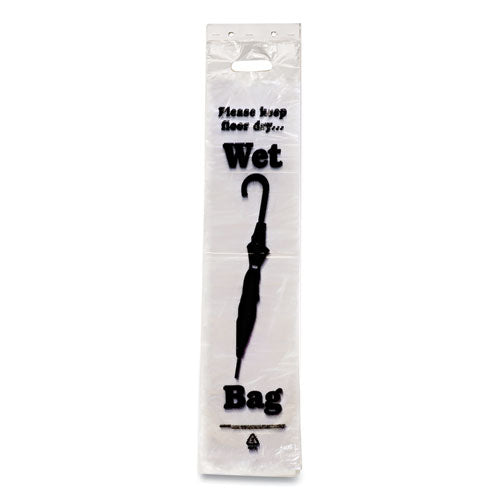 Tatco Wet Umbrella Bags, 7" x 31", Clear, 1,000-Box 57010