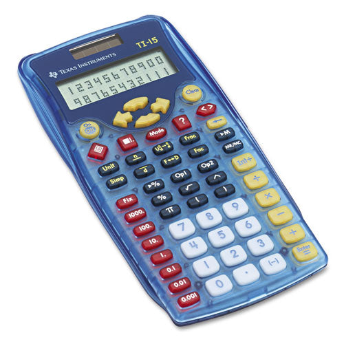 Texas Instruments TI-15 Explorer Elementary Calculator 15-PWB-2L1-A