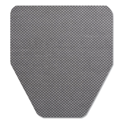 Tolco Komodo Urinal Mat, 18 x 20, Gray, 6-Carton 220209