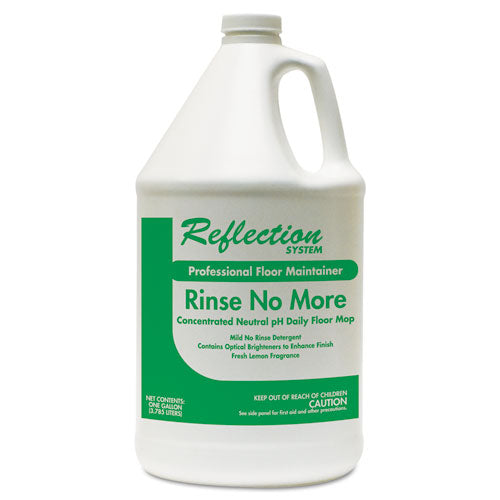 Theochem Laboratories Rinse-No-More Floor Cleaner, Lemon Scent, 1 gal, Bottle, 4-Carton 500257
