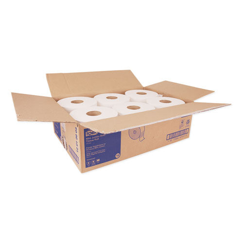 Tork Advanced Jumbo Bath Tissue, Septic Safe, 1-Ply, White, 3.48" x 1200 ft ,12 Rolls-Carton 12013903