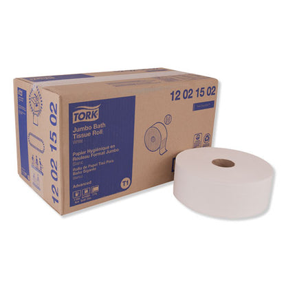 Tork Advanced Jumbo Bath Tissue, Septic Safe, 2-Ply, White, 1600 ft-Roll, 6 Rolls-Carton 12021502
