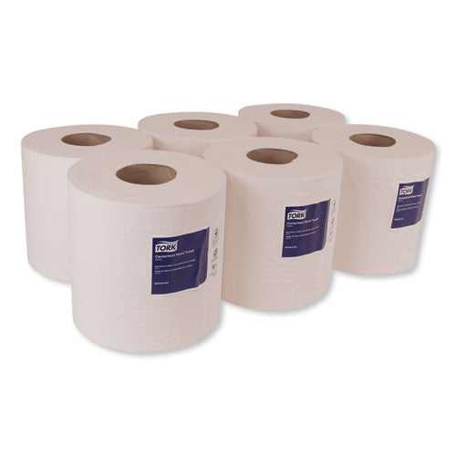 Tork Centerfeed Hand Towel, 2-Ply, 7.6 x 11.8, White, 600-Roll, 6 Rolls-Carton 121204