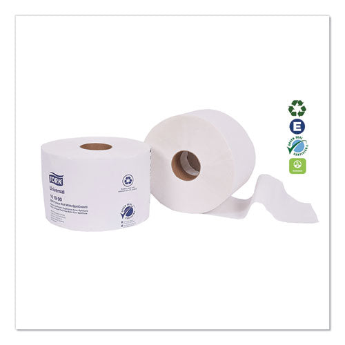 Tork Universal Bath Tissue Roll with OptiCore, Septic Safe, 2-Ply, White, 865 Sheets-Roll, 36-Carton 161990