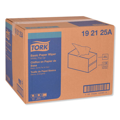 Tork Multipurpose Paper Wiper, 9 x 10.25, White, 110-Box, 18 Boxes-Carton 192125A