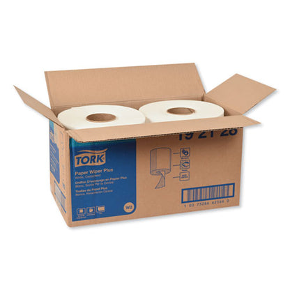 Tork Paper Wiper Plus, 9.8 x 15.2, White, 300-Roll, 2 Rolls-Carton 192128
