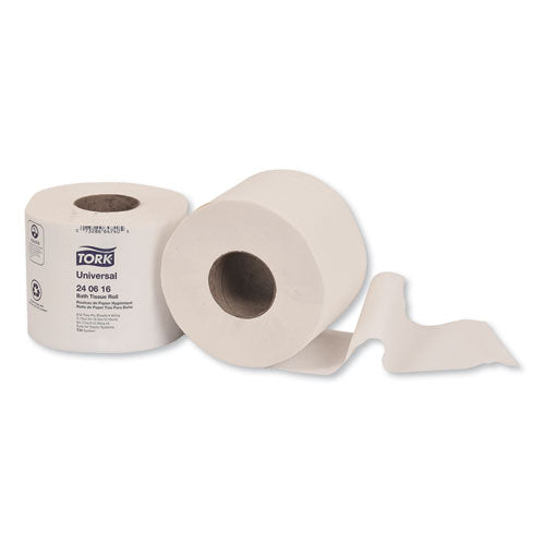 Tork Universal Bath Toilet Tissue Paper 2 Ply 616 Sheets White (48 Rolls) 240616
