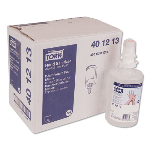Tork Premium Alcohol-Free Foam Sanitizer, 1 L Bottle, 6-Carton 401213