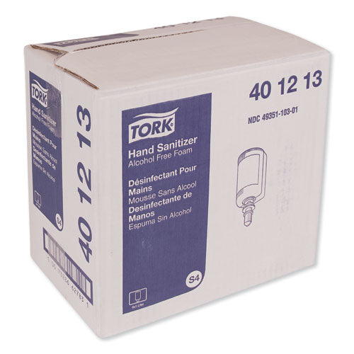 Tork Premium Alcohol-Free Foam Sanitizer, 1 L Bottle, 6-Carton 401213