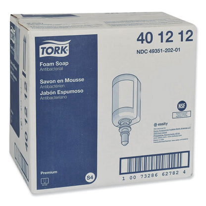 Tork Premium Antibacterial Foam Soap, Unscented, 1 L, 6-Carton 401215