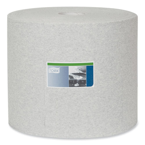 Tork Industrial Cleaning Cloths, 1-Ply, 12.6 x 13.3, Gray, 1,050 Wipes-Roll 520305