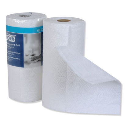 Tork Handi-Size Perforated Kitchen Roll Towel, 2-Ply, 11 x 6.75, White, 120-Roll, 30-Carton HB9201