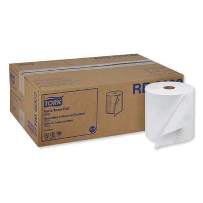 Tork Universal Hand Towel Roll, 7.88" x 800 ft, White, 6 Rolls-Carton RB8002